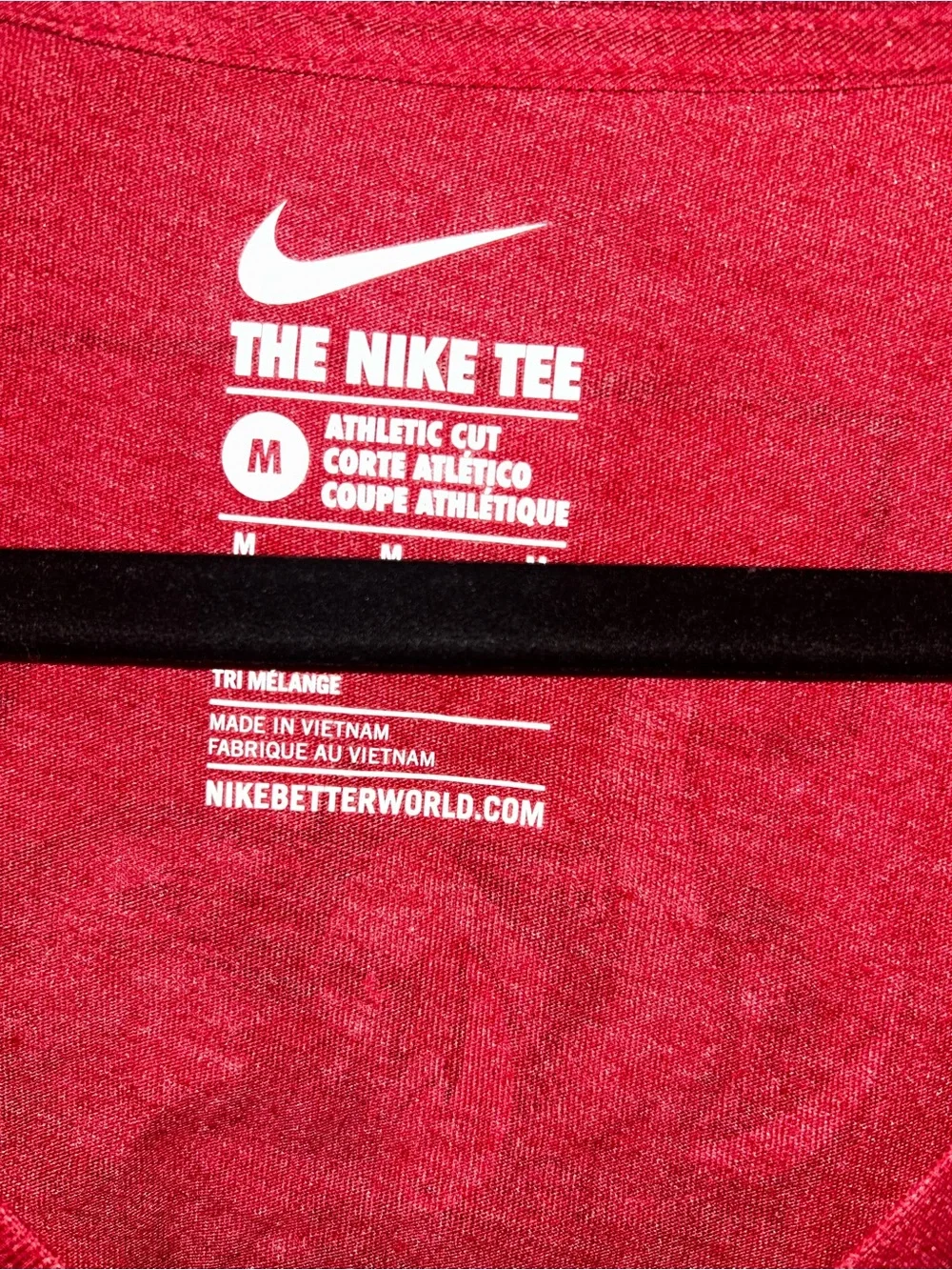 Nike Women's Crimson Tide Alabama Red V-Neck Tee with Gray Pocket and A Patch